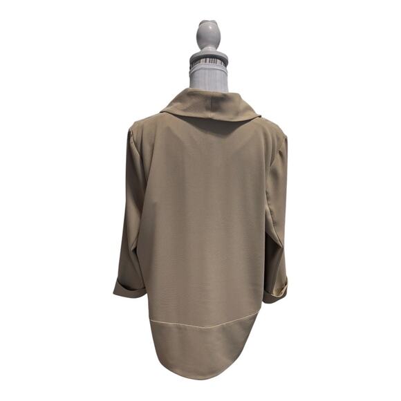 Nine West Tan Oversized Blazer Size L - Picture 2 of 5